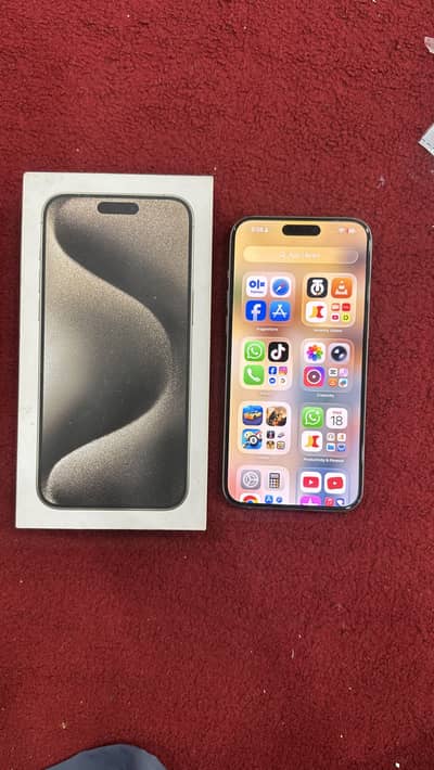 I phone 15 pro max Non pta