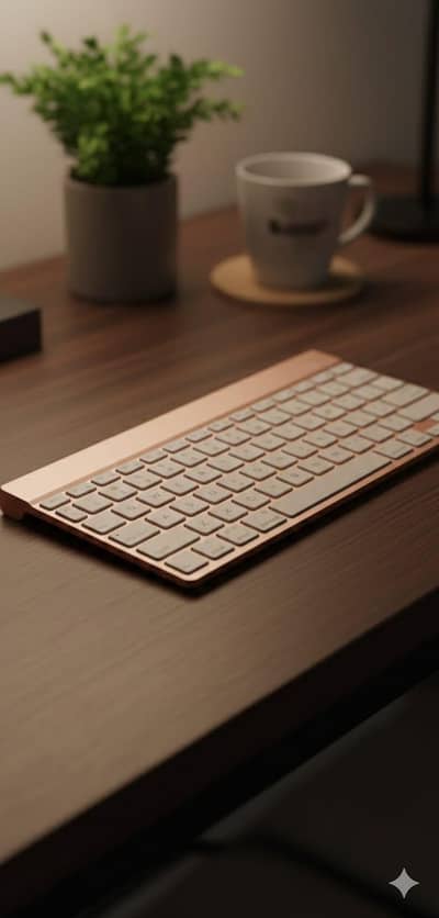 Rose Gold Bluetooth Wireless Keyboard
