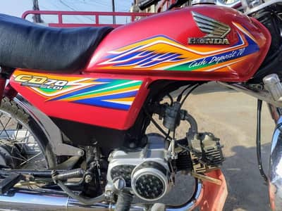 Honda CD 70cc bike 2020 model for sale WhatsApp number 03233558561