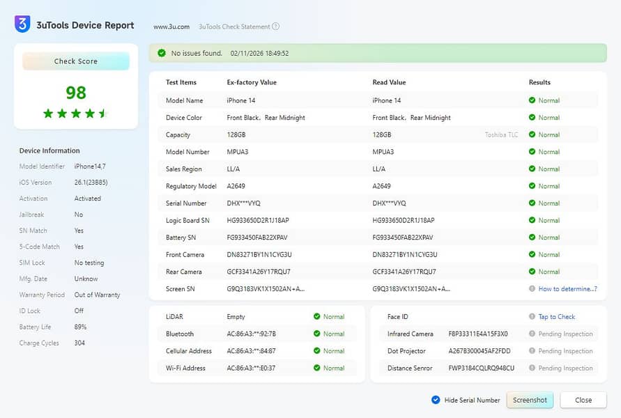 iPhone 14 sim working 1