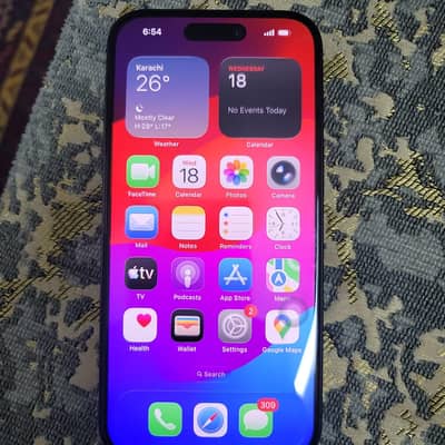 iphone 15 PTA APPROVED excellent condition .