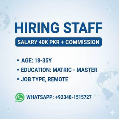 Remote Job 03481515727Watsapp