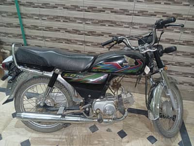 Honda CD 70 for sale on the spot biometric