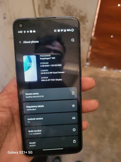 oneplus nord N10 pta approved