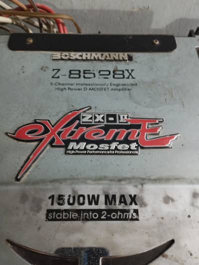Amplifier Boschmann original branded 5 channel
