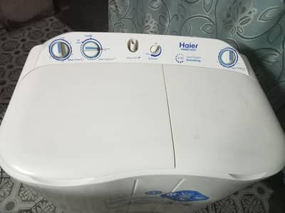 haierwashing machine fully working me Hy dono sides ok saaf suthri