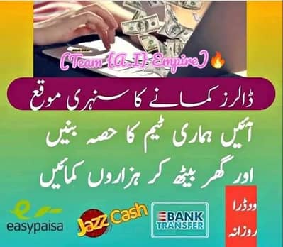 online work/ home base work/ work of female