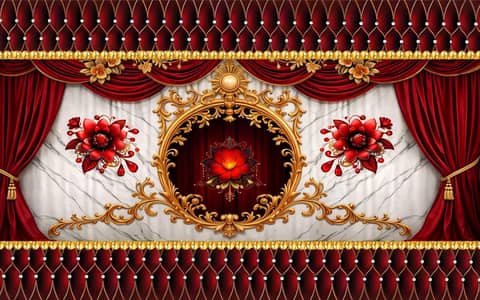 Ramzan offer 3D flex wall paper water proof