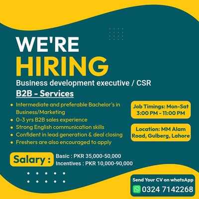 Call Center jobs | Business Development Executive | CSR Jobs