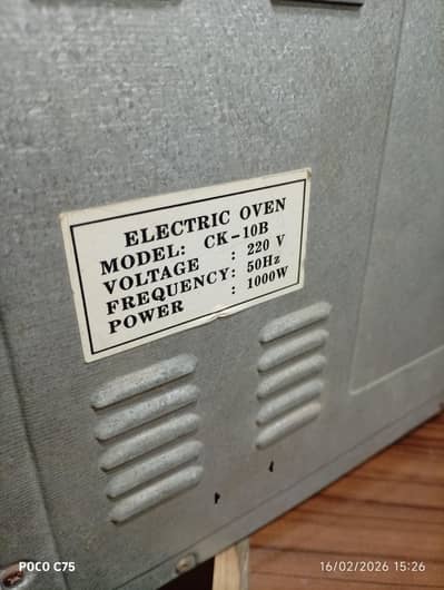 electric oven for sale in good condition
