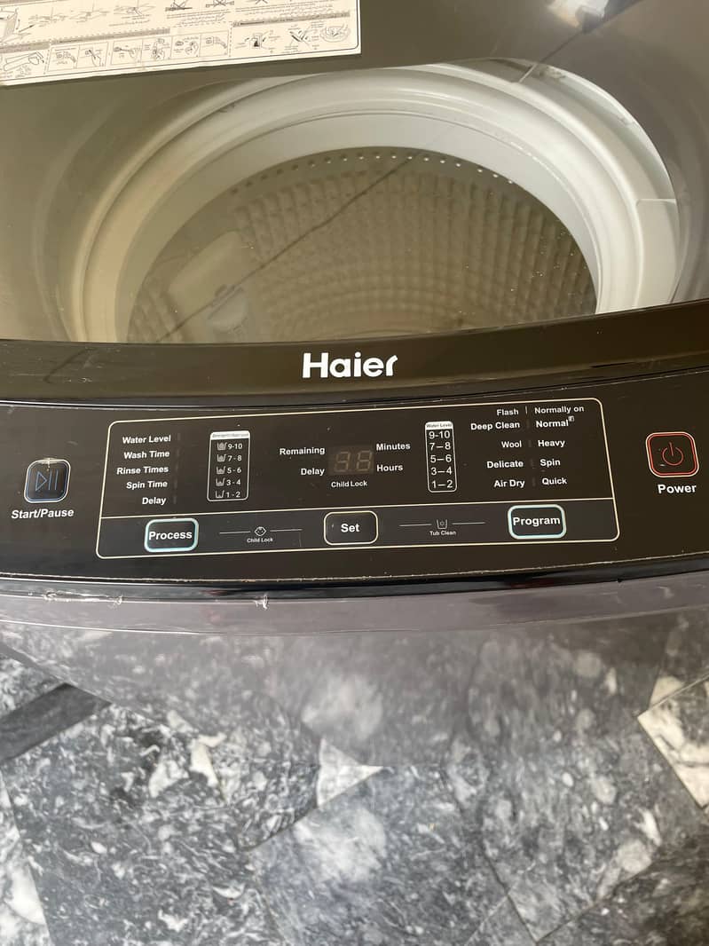 Haier fully Automatic machine new 0