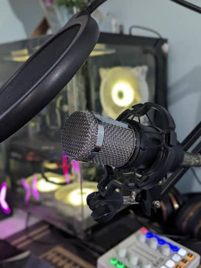 BM 800 mic with m8 soundcard