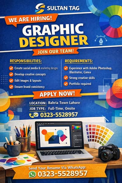 Urgent Required Female ghraphic designer