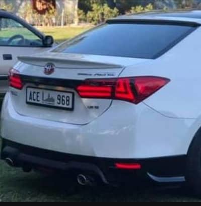 corolla trunk spoiler