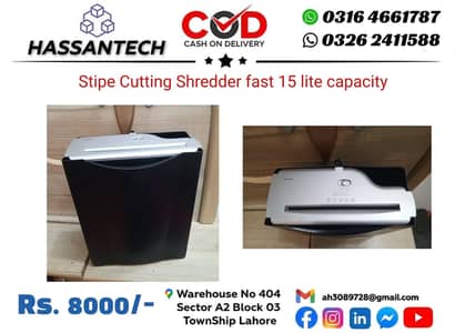 Heavy Duty Paper Shredder Machine for Office & Home Use
