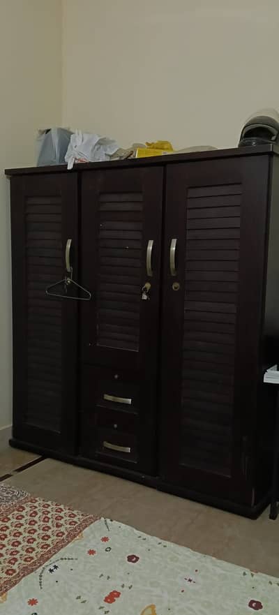 3 Door Cupboard For Sale