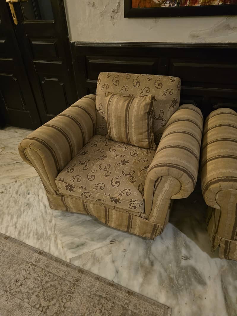 One seater sofas pair 1
