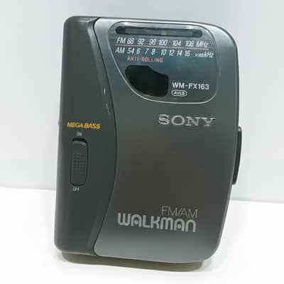 Vintage Sony WM-FX163 Mega Bass FM/AM Cassette Player featuring AVLS