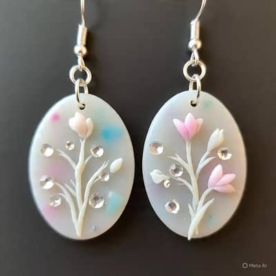 handmade polymer earrings