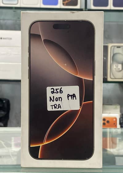 Apple 16 Pro Max 256Gb Desert Box pack Non Active Non Pta