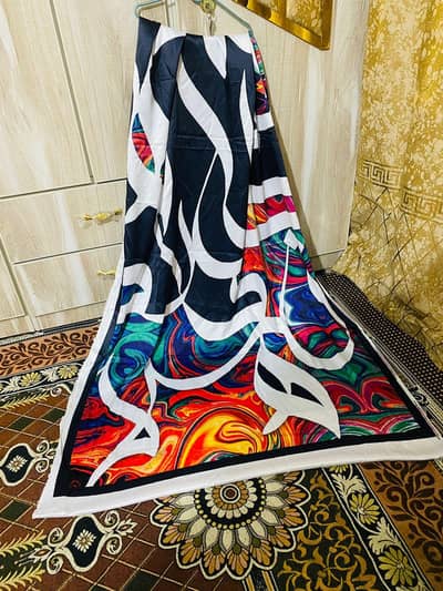 Premium Printed Shawl – Brand New – Full Size