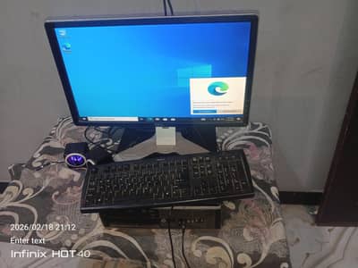 Computer with monitor