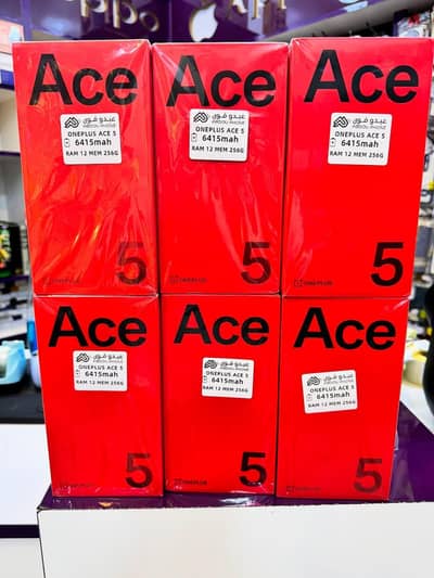 Oneplus Ace 5 12/16/256 Boxpack Non-PTA Fres Waterpack oneplus 13r