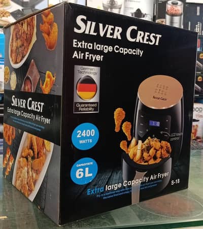 New Silver Crest German Air Fryer - 6 Liter Large Capacity
