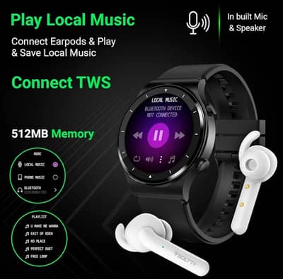 Smart Watch FIRE BOLTT 360 Black Pro virat Kohli Addition