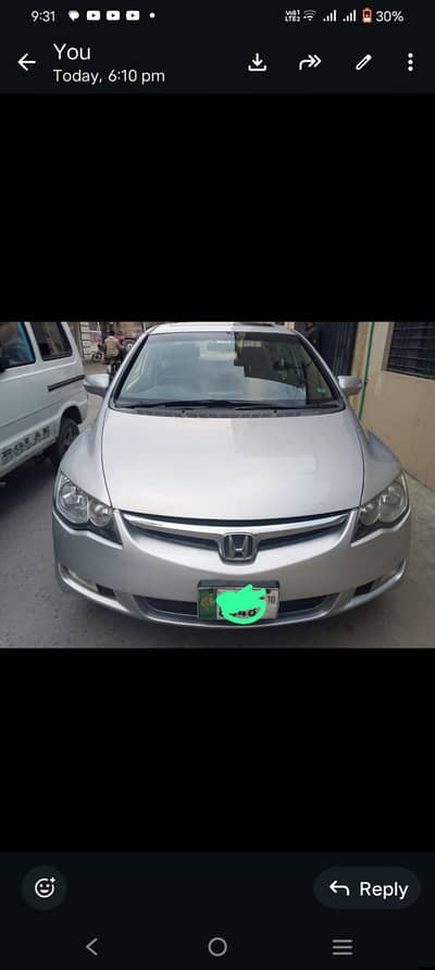 Honda Civic reborn 2010 roof and Pilar genuine side shower