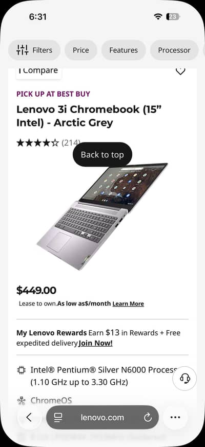 Lenovo Ideapad 3 Chrome