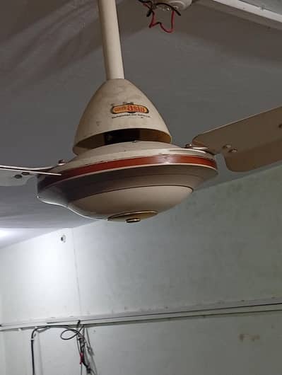 Super Asia ceiling fan  used  but excellent condition