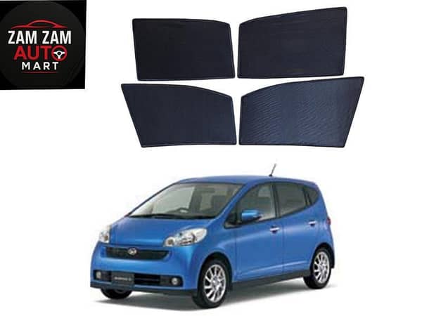 Daihatsu Sonica Premium Quality Japani Sun Shades 4 PCS - Model 2006- 2009