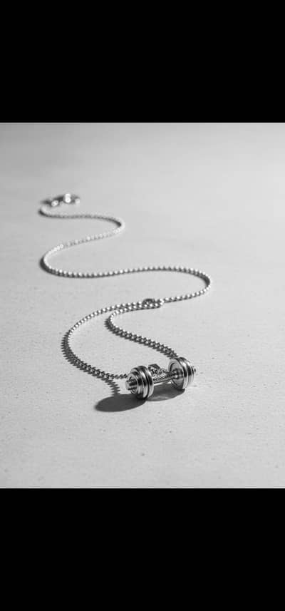 Wear Your Grind - Dumbbell Pendant for Real Hustlers 