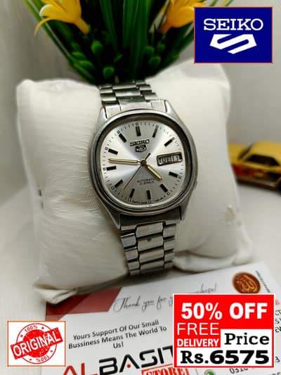 Seiko 5 Citizen Orient Automatic Pre-Owned watch Japan 03161737353