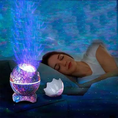 Dinosaur egg Galaxy star projector with  wireless music  player