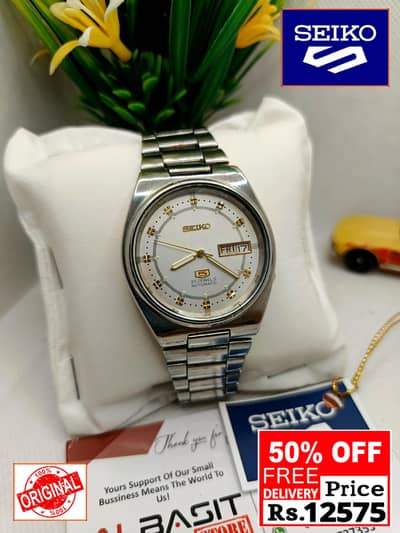 Seiko 5 Citizen Orient Automatic Pre-Owned watch Japan 03161737353