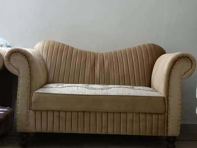 SLIGHTLY USE NEW 7 SEATER SOFAS