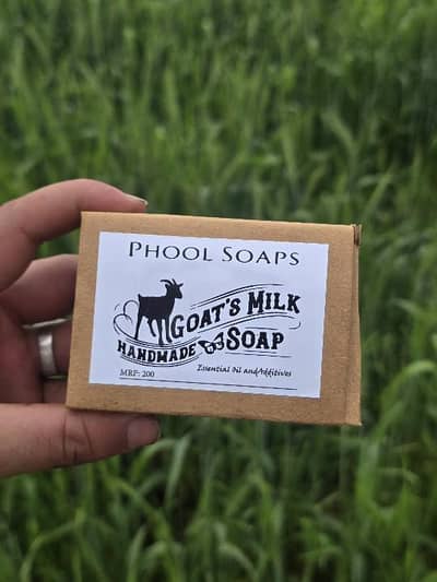 Goat milk soap Organic 100 percent granted