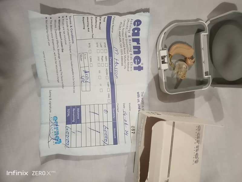 Earnet hearing device 2