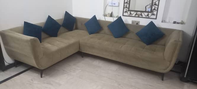 L shape sofa