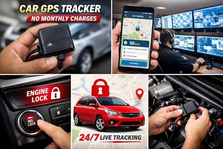 Car GPS Tracker Installation All Over Pakistan. Live Tracking App