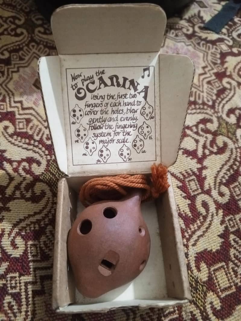 Tiny clay wind instrument 1