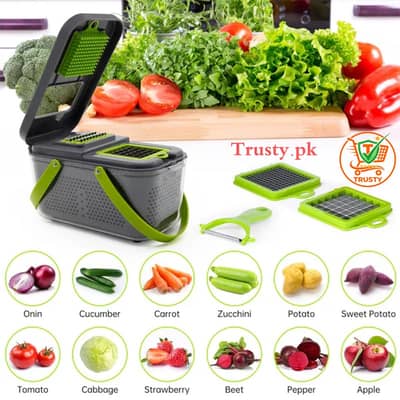 22-in-1 Premium Multifunctional Vegetable Cutter | Vegetable Chopper &