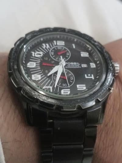 Fossil 100m chronograph watch
