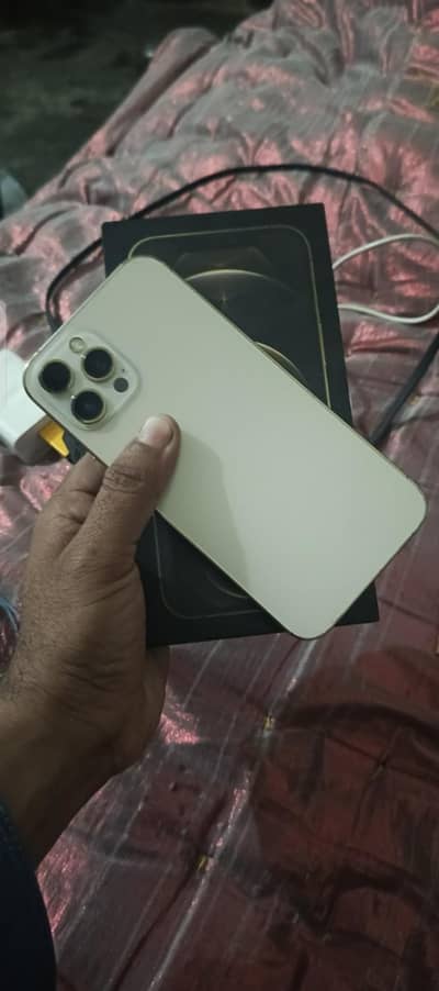 12pro max pta aproved with box 128gb all ok urjent sale condtion 10/10