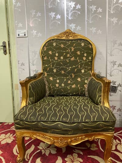 Royal Classic Wooden Sofa Chairs