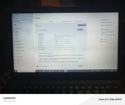 i5 5th Generation, 8 GB Ram, 256 SSD