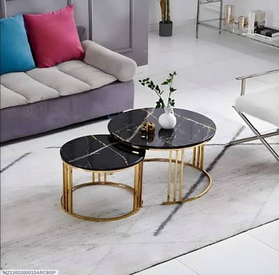 2 in 1 Nesting tables for living room