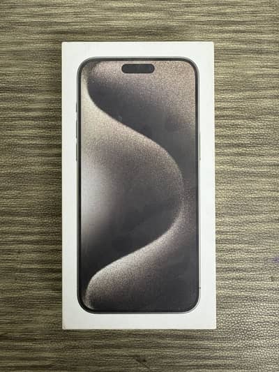 Iphone 15 pro max 256gb NON PTA Natural Titanium